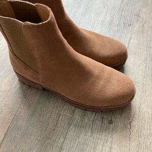 Tan Suede Ankle Boots